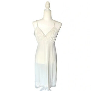 Vintage Van Raalte Lace Slip Dress Size 41